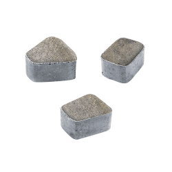 Тротуарная плитка КЛАССИКО (круг) - Искусственный камень Базальт, комплект из 3 видов плит