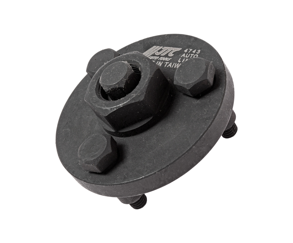 JTC-4743 - Съемник шкивов распредвала (VW,AUDI,SKODA дизель) JTC -  
Специально предназначен для снятия шкива распредвала на дизельном двигателе TD, TDI и пр. 
Применение: Фольксваген (Volkswagen), Ауди (Audi), Шкода (Skoda), Сеат (Seat).  
Оригинальный номер: Т10052.  
Количество в оптовой упаковке: 10 шт. и 200 шт.  
Габаритные размеры: 150/90/60 мм. (Д/Ш/В)  
Вес: 636 гр.