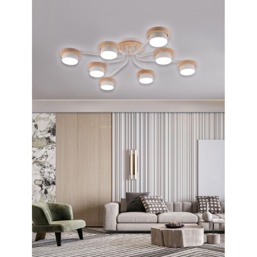 Люстра Rivoli Lois 3186-308 8хGX53 15 Вт модерн | Rivoli