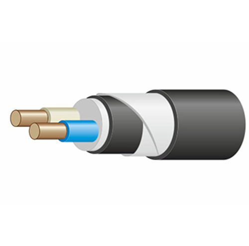 Кабель медный силовой бронированный ВБШвнг(А)-LS-1 2х25