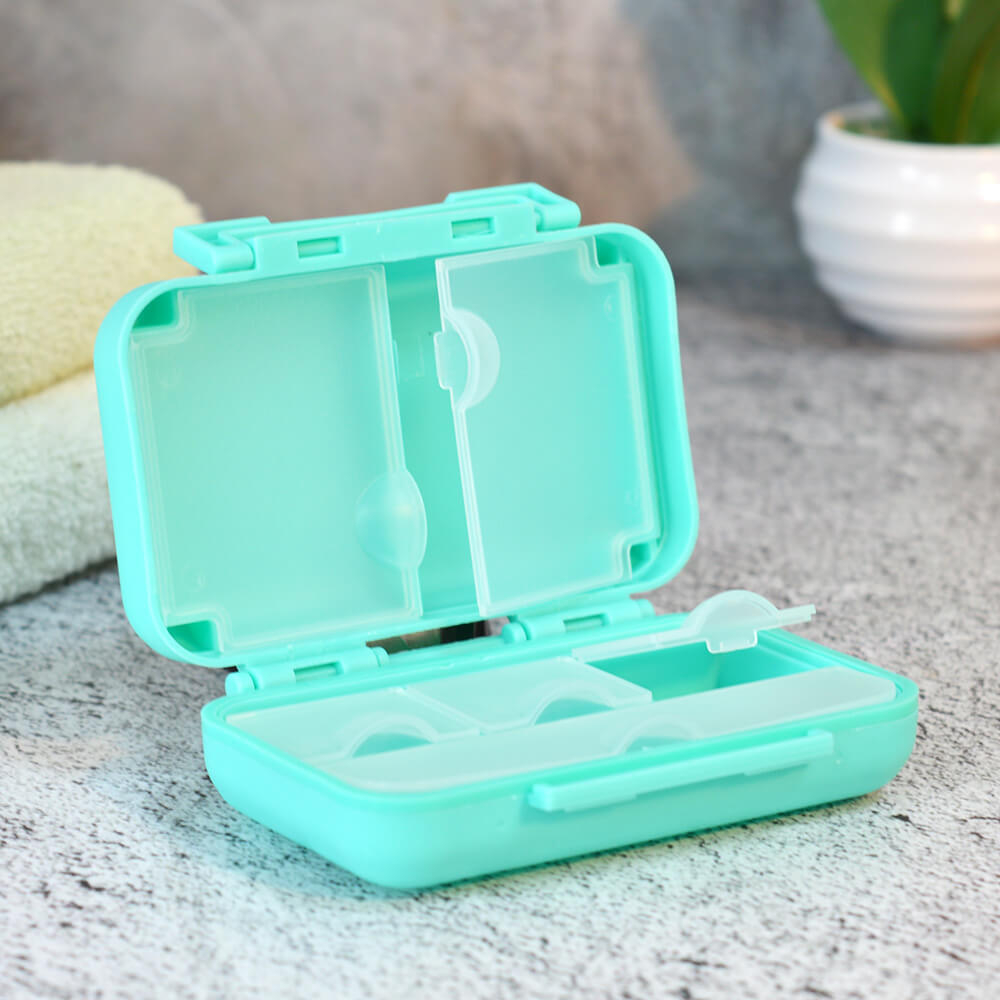 Органайзер для таблеток 6 секций 10*7*3см