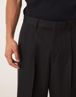 Black двубортный оверсайз укороченный