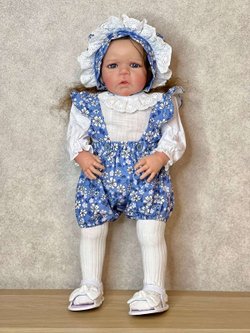 Кукла Реборн мягконабивная 60см в пакете (FA-606)