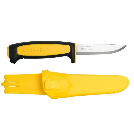 Нож Morakniv Basic 511 2020 Edition углеродистая сталь, пласт. ручка (черная) жел. вставка, 13710
