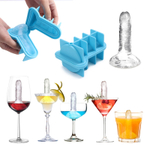 Форма для льда Шалун силикон красный