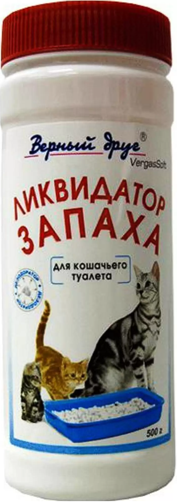 Верный друг Ликвидатор запаха д/кош. туалета порошок 500гр.