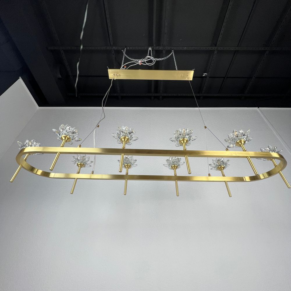 Подвесная Люстра Lotos Long 10 By Imperiumloft