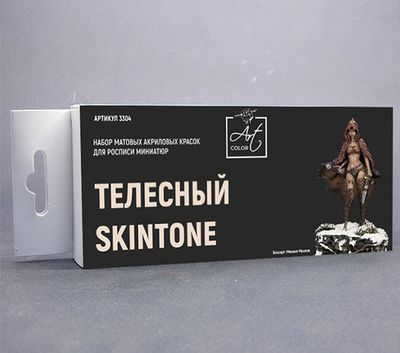 P-3304 Набор красок Art Color Телесный (Skintone), 6шт