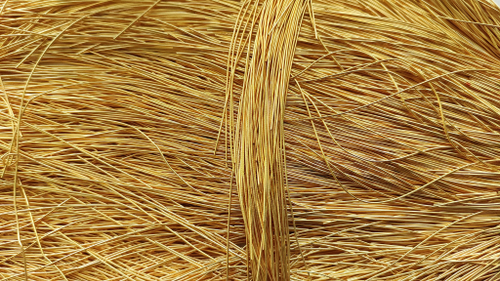 Канитель гладкая золото  0.8мм