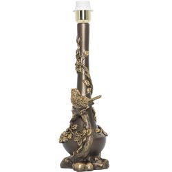 Настольная лампа Терра Бронза с абажуром №38 Vatican (Ватикан) Аквамарин