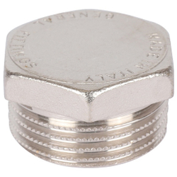 Заглушка STOUT НР никелированная 1"