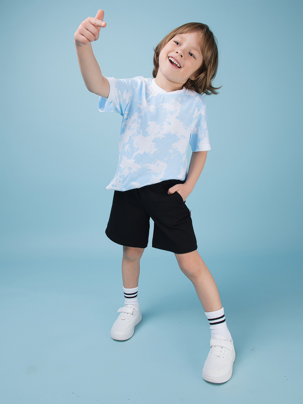 Шорты с карманами "Черный"