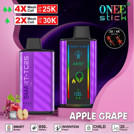 Kangvape TC25K Apple grape - яблоко-виноград-лёд 25000 затяжек 20мг Hard (2% Hard)