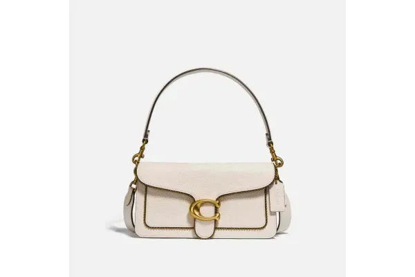 Сумка Coach Tabby Shoulder Bag 26 With Beadchain - Pewter/White