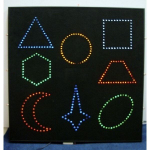 Панель Цветные фигуры