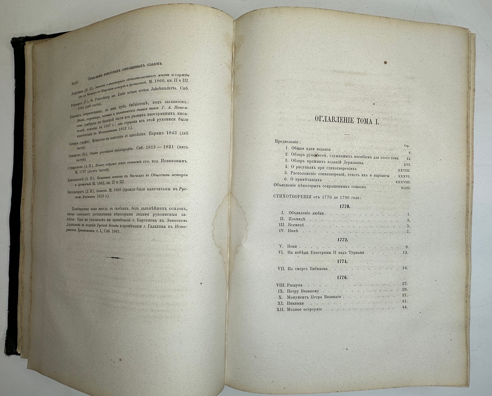Державин  Г.Р. Сочинения Державина. Т. 1-2. СПб.: В тип. Имп. Акад. наук, 1864-1865 г.г.