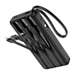 Hoco J146 Night tide портативный аккумуляторс 4 кабелями (10000mAh)