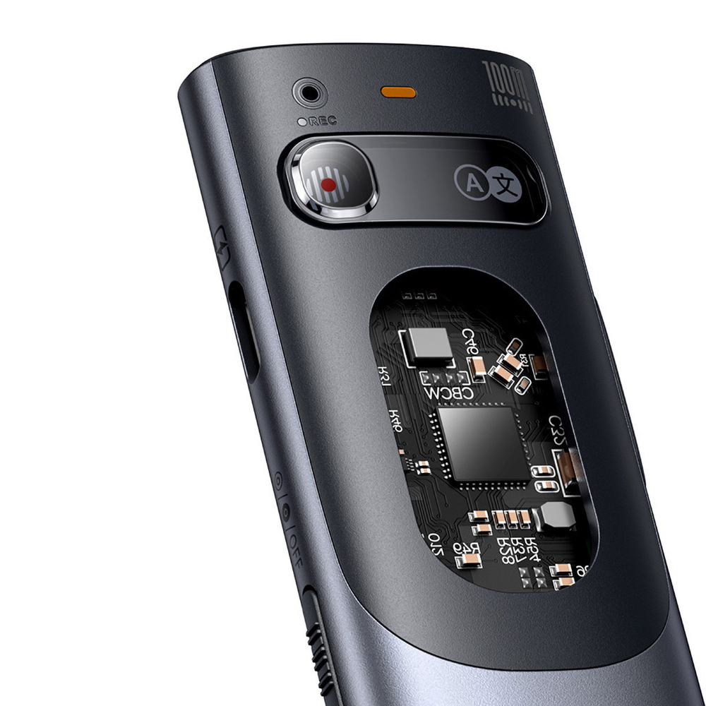 Беспроводной презентер с лазерной указкой Baseus Orange Dot AI Voice Wireless Presenter (Red Laser, Charging)