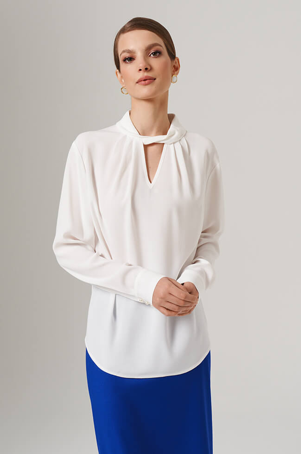 23119 Блузка женская (молочный)