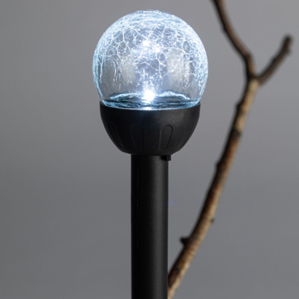 Светильник уличный ЭРА ERASF23-15 Капля на солнечной батарее холодный белый высота 33 см 1 LED