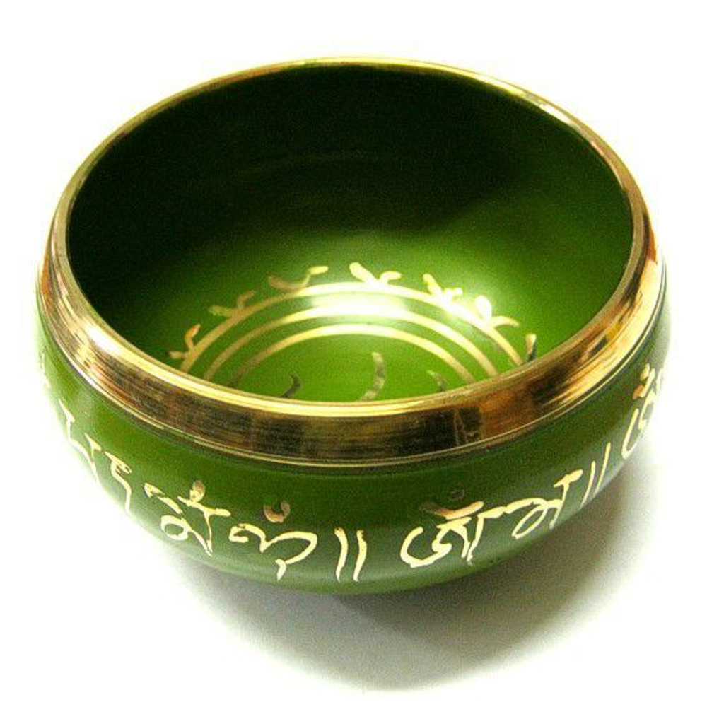 Чаша поющая Green Gold, 9 см