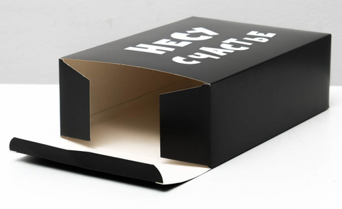 Складная коробка "Несу счастье" - 16 х 23 см.