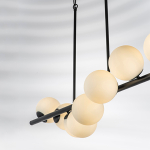 815187 Люстра CROCO 8х40W E14 ЧЕРНЫЙ МАТОВЫЙ