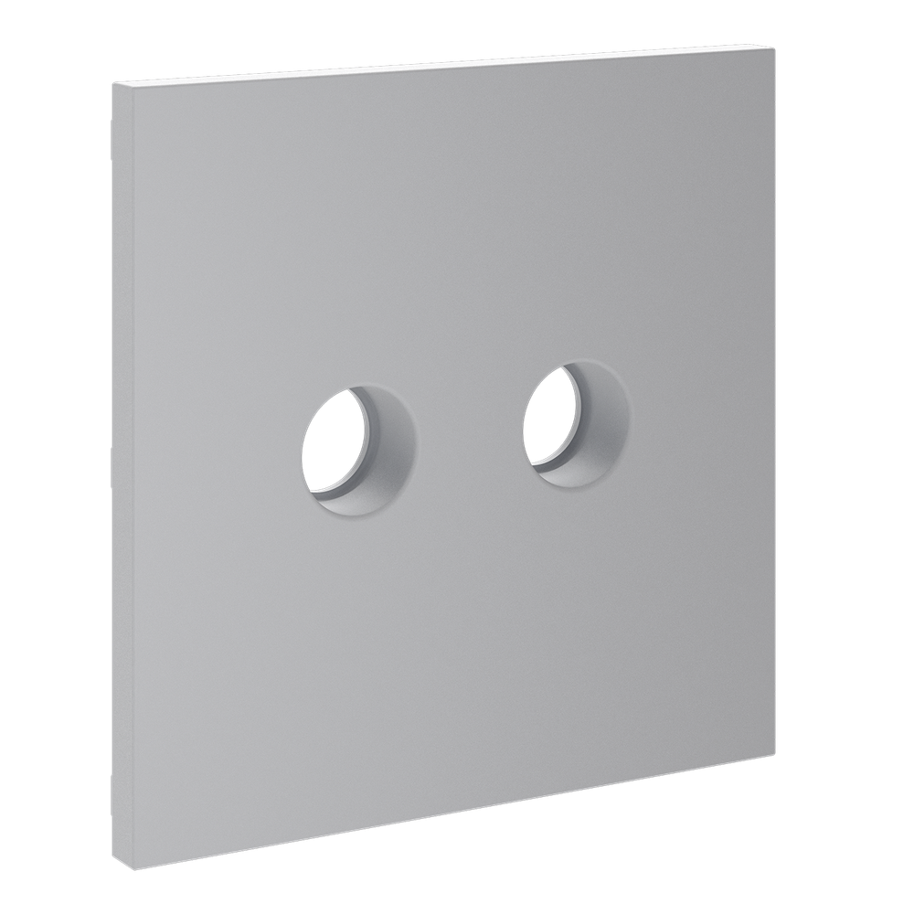 Накладка для розетки телевизионной оконечной TV+SAT, S70 (серый)