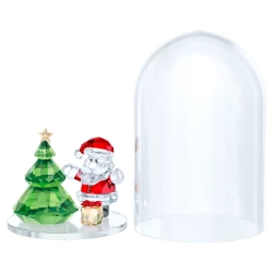 BELL JAR - CHRISTMAS TREE & SANTA 5403170