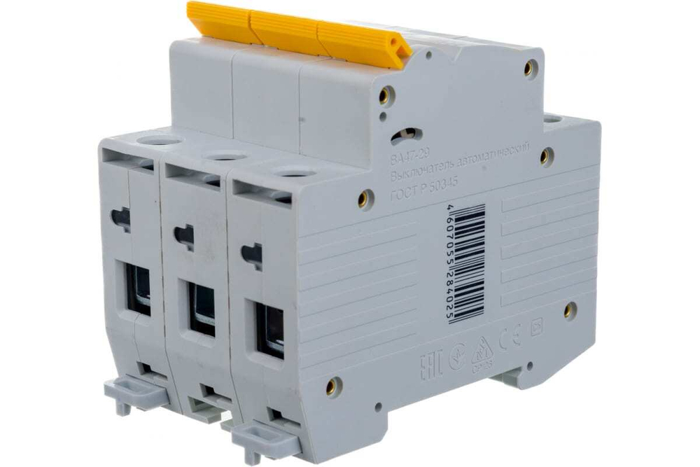 Автоматический выключатель ВА47-29 3Р 16А 4,5кА С IEK