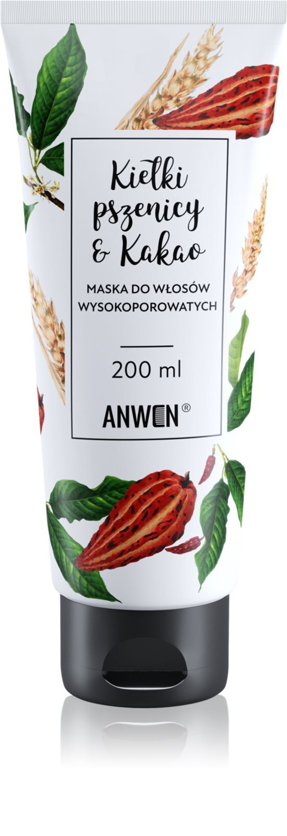 Anwen Wheat & Cocoa - маска для волос /  High Porosity 200  ml  / GTIN 5907222404911