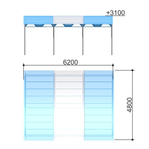 Теневой навес Romana 301.37.03