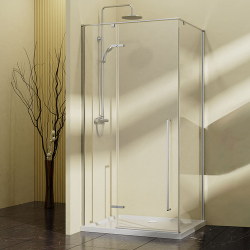 Душевой уголок Slim-N VSR-5SN9010CL, 1000*900, хром, стекло прозрачное