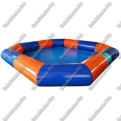 Квадратный надувной бассейн «Зебра», 4*4*0,5 м