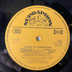 Винтажная виниловая пластинка LP Jir Brabec and His Country Beat, The Best Of Country Beat (Чехословакия 1979)