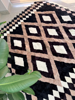 Покрывало меховое ковер из шкуры овчины