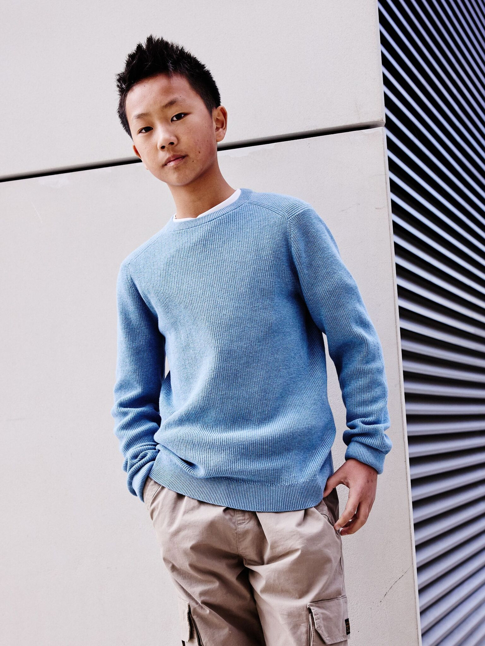 Джемпер для мальчика Next K84-093, Голубой