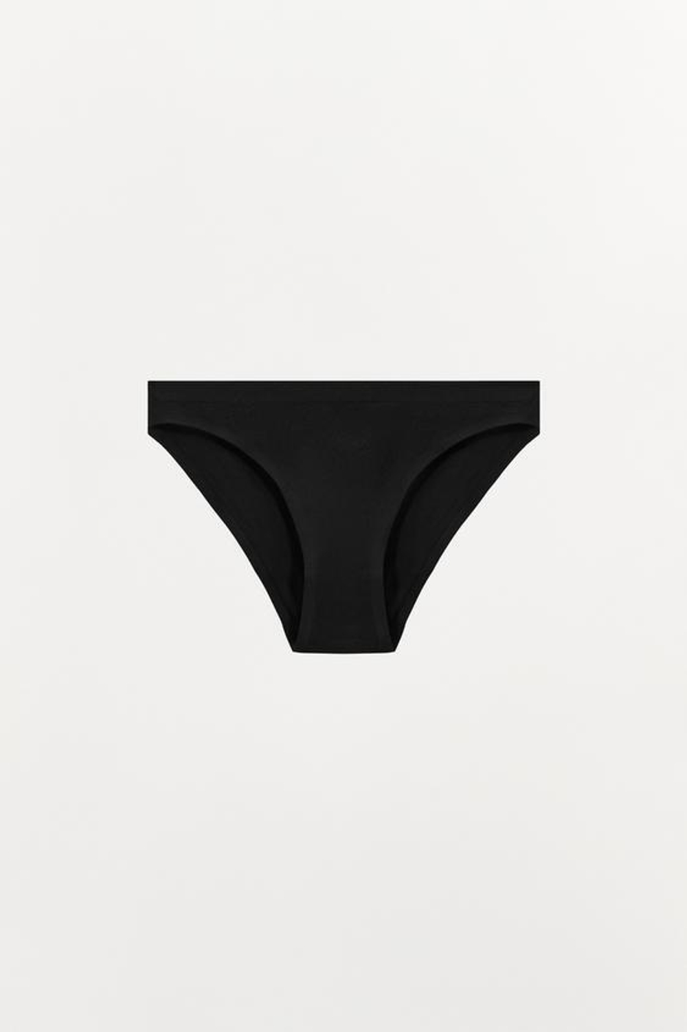 ZARA БЕСШОВНЫЕ ТРУСЫ, ЧЕРНЫЙ