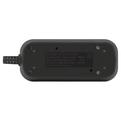 Колодка ЭРА KX-2e-B 2 розетки с зазeмлением черная