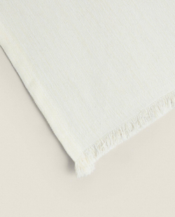 Zara Home - Гладкий универсальный плед, экрю, 230x250 см