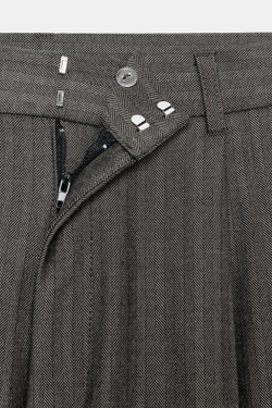 ZARA ШИРОКИЕ БРЮКИ ИЗ МЯГКОЙ ТКАНИ, СЕРЫЙ