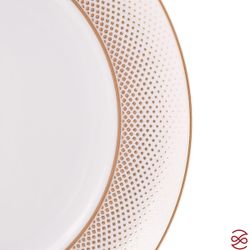 Набор тарелок Falkenporzellan Deluxe Shape - Rio White Gold 22,5 см (6 шт)