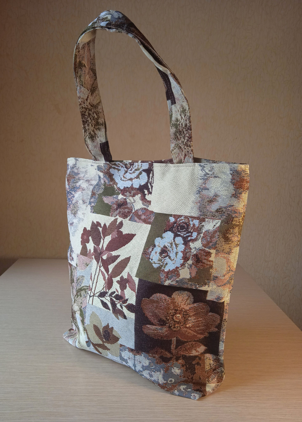 Гобеленовая сумка Цветочная коллекция (39х39х12)