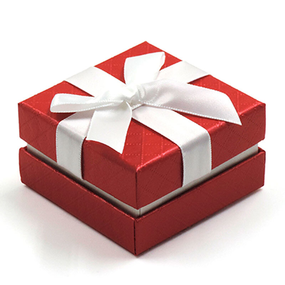 Картонный футляр с бантиком «Наполеон» 60x60x39 мм