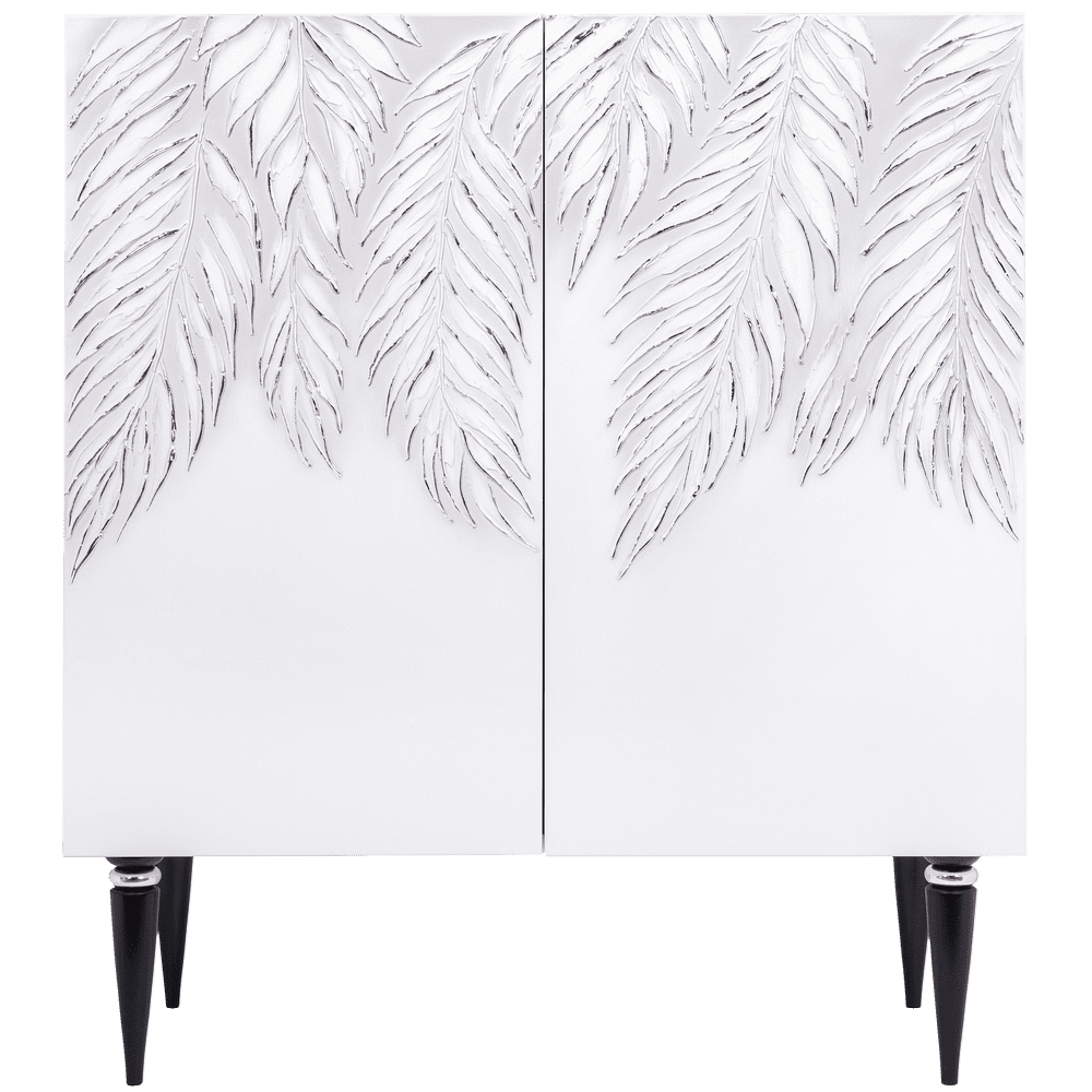 Комод Тропик Классик с 2 полками Айс Найт Сильвер