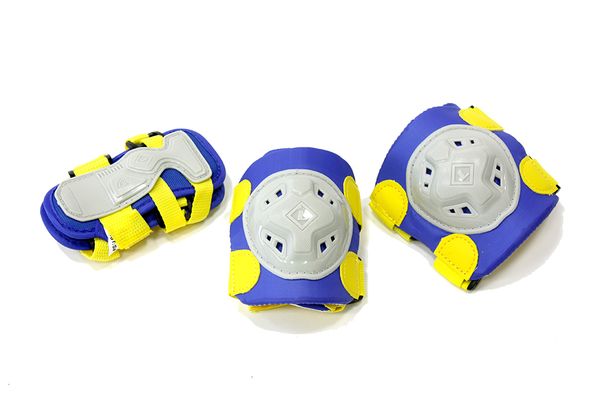 Роликовая защита Макссити GAME, синий, разм L