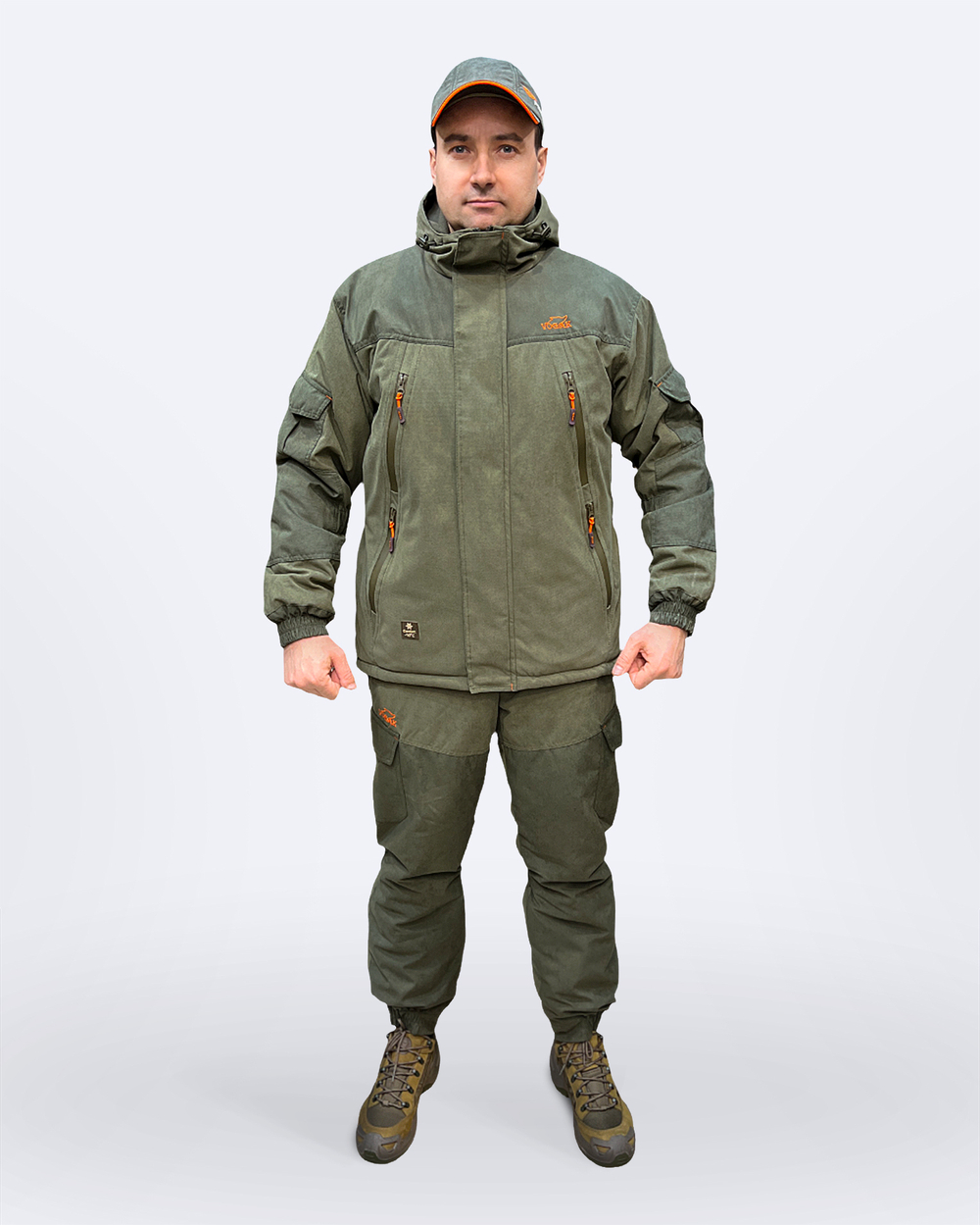 Демисезонный костюм Фаворит Исландия Вожак -10, утеплённый, олива