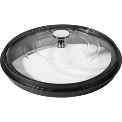 STAUB Стеклянная крышка 26 см, черный