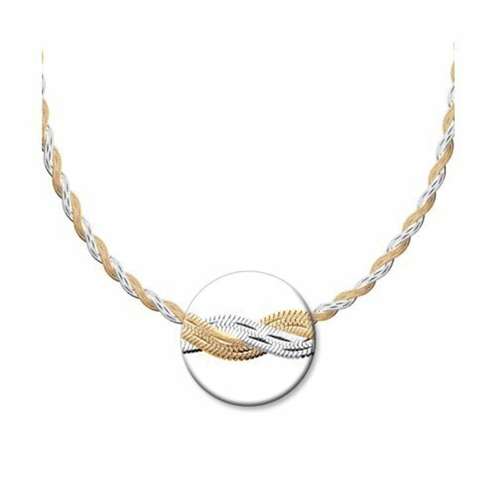 Колье из серебра