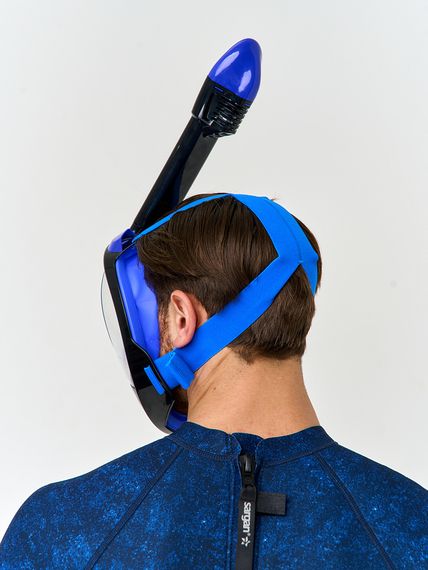 Маска полнолицевая Sargan Планета океан 2.0 черный/синий